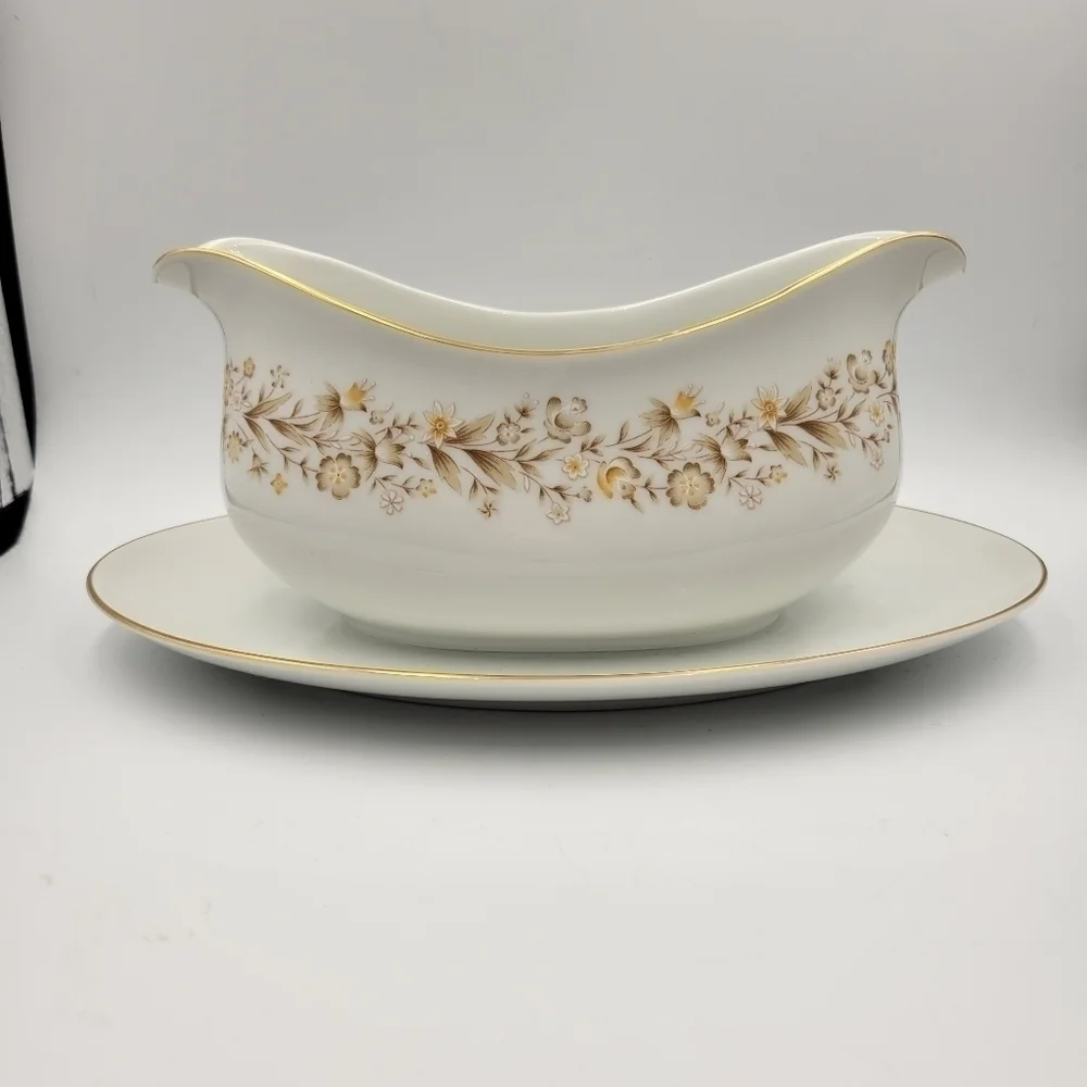 EKCO Prudence ELEGANTE 373 Gravy Boat & Underplate
